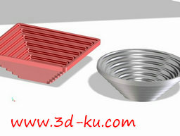 3D打印模型螺旋纹的图片
