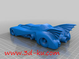 3D打印模型令人心驰神往的蝙蝠车的图片