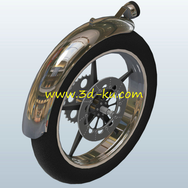 摩托车后轮模型的图片1
