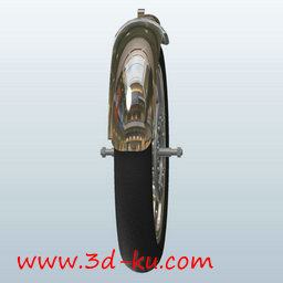3D打印模型摩托车后轮的图片