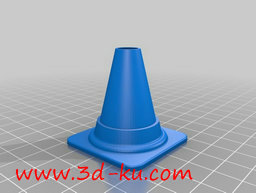 3D打印模型警示路障的图片