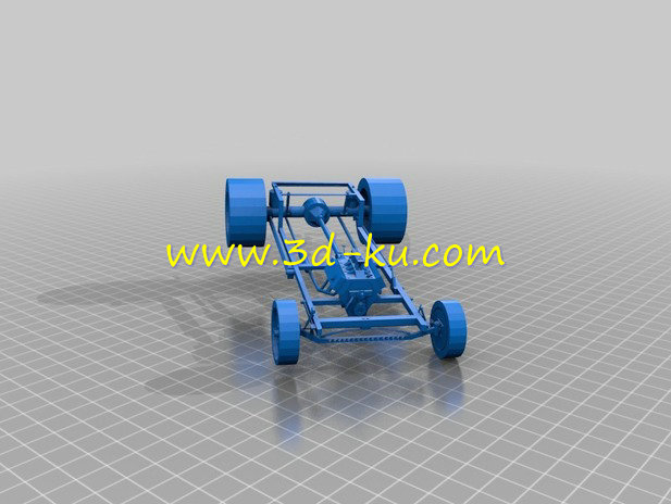 带车轮底盘的玩具车模型的图片1