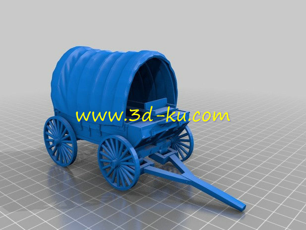 古代的原始马车模型的图片1