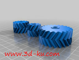 3D打印模型六个前进档和一个反向的图片