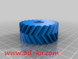 3D打印模型六个前进档和一个反向的图片
