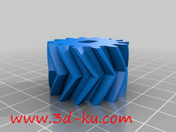 3D打印模型六个前进档和一个反向的图片