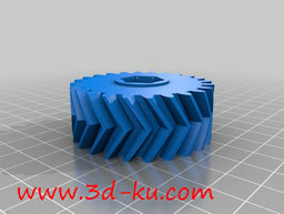 3D打印模型六个前进档和一个反向的图片
