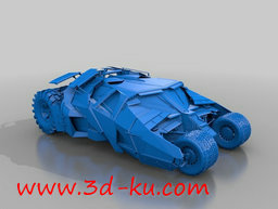 3D打印模型炫酷外形的概念车的图片