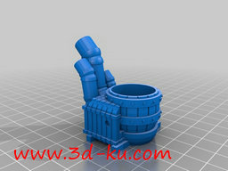 3D打印模型履带式推土机的图片