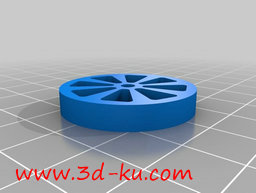 3D打印模型四轮车架，有兴趣的话的图片