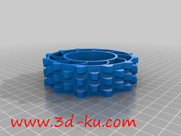 3D打印模型赛车车轮，有关参数可的图片