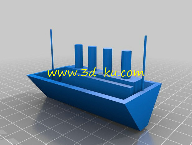 泰坦尼克号船只，存在模型的图片1