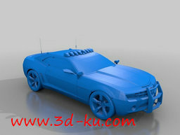 3D打印模型又是一台炫酷的汽车模的图片