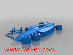 3D打印模型F1赛车的图片