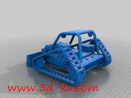 3D打印模型小型装载机的图片