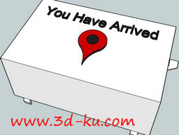 3D打印模型车库门开启灯盖的图片