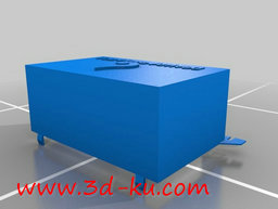 3D打印模型车库门开启灯盖的图片