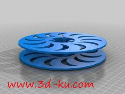 3D打印模型飞轮轮毂的图片