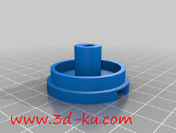 3D打印模型汽车空调旋转按钮的图片