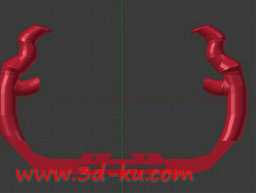 3D打印模型游戏赛车方向盘的图片