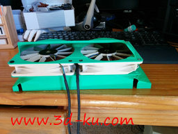 3D打印模型电压调节风机风管的图片