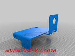 3D打印模型电机侧的门式支架的图片