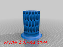 3D打印模型锥形铅笔贮存罐的图片
