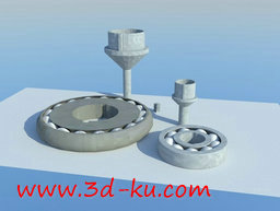 3D打印模型带插头轴承的图片