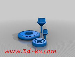 3D打印模型带插头轴承的图片