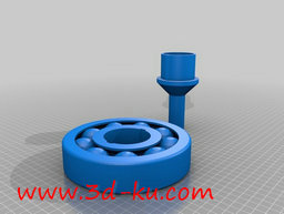 3D打印模型带插头轴承的图片