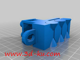 3D打印模型双人列车的图片