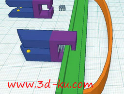 3D打印模型保险杠栏的图片