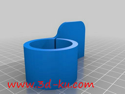 3D打印模型摩托车油门腕托的图片