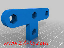 3D打印模型自行车后架夹的图片