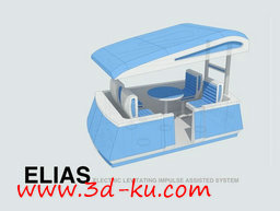 3D打印模型游乐场的观光车的图片