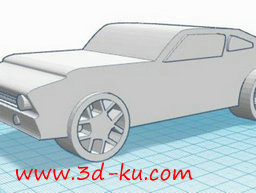 3D打印模型跑车的图片