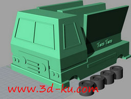 3D打印模型塔克卡车的图片
