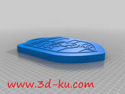 3D打印模型保时捷的钥匙链的图片