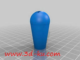 3D打印模型轮椅操纵杆手柄的图片