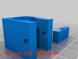 3D打印模型汽车头枕支架的图片