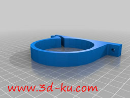 3D打印模型汽车功放电容器支架的图片