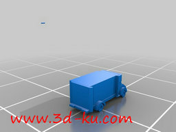 3D打印模型箱式长途货车的图片