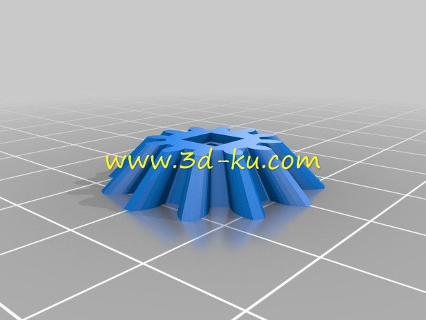 旋转齿轮心形状的零件模型的图片2