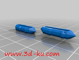 3D打印模型旋转齿轮心形状的零件的图片