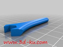 3D打印模型V 型槽扳手可以在调的图片