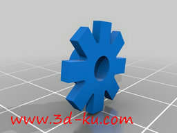 3D打印模型铲运机的图片