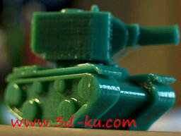 3D打印模型老式的KV-2 坦克的图片