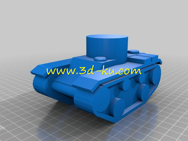 老式的KV-2 坦克模型的图片2