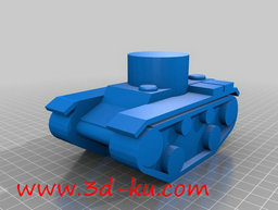 3D打印模型老式的KV-2 坦克的图片
