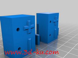 3D打印模型微型汽车电池的图片